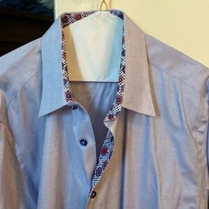 Trunk Club custom with coordinating collar, placard and cuffs